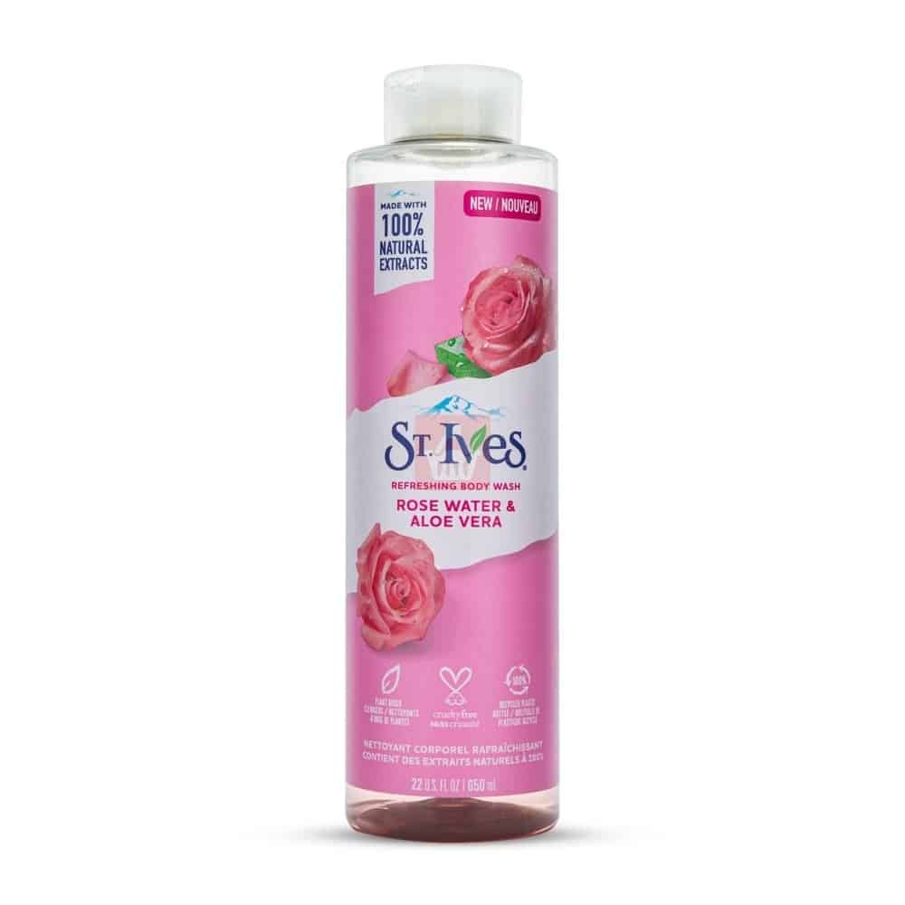 St. Ives Exfoliating Apricot Body Wash/Shower gel For Women| 100% Natural Extracts | Cruelty Free | Paraben Free