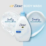 Dove Gentle Exfoliating Nourishing body wash 550ml