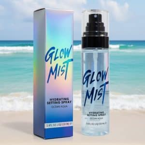 BOB Glow Mist Hydrating Setting Spray Ocean Aqua 100ml