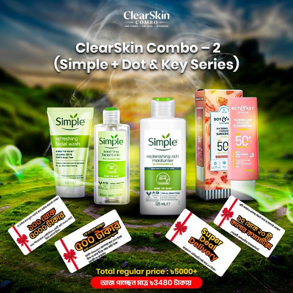 ClearSkin Combo -2 (Simple+Dot and Key Series)