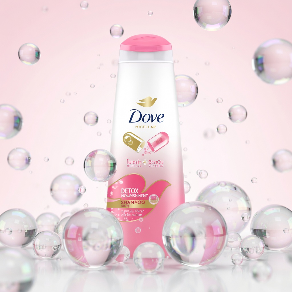 Dove Detox Nourishment Shampoo 330ml - Beautice Shop Dove Detox Nourishment Shampoo 330ml