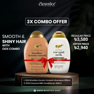 Smooth & Shiny Hair with OGX Combo